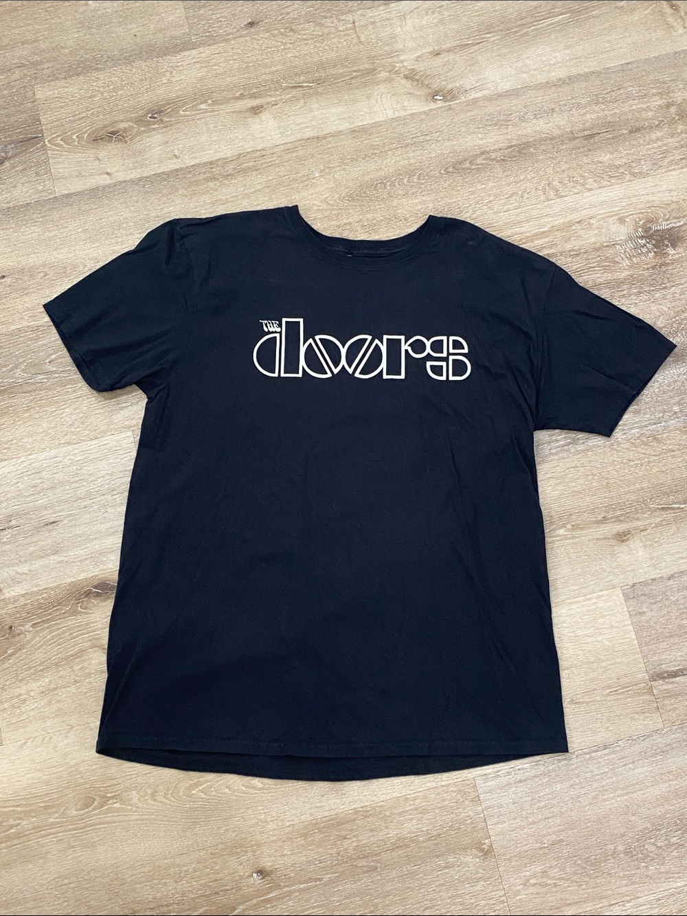 The Doors Logo Official Merchandise T-Shirt Black Size XL Rock & Roll 🎸